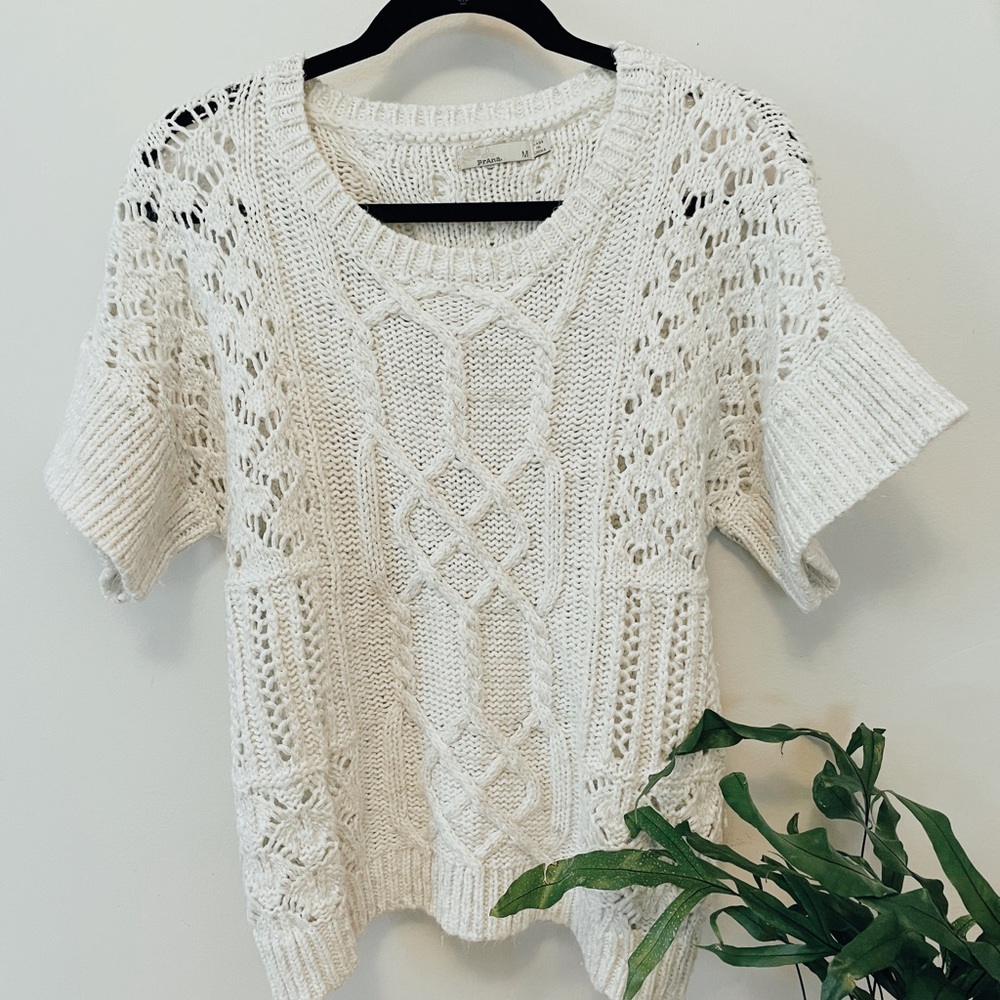 Prana Short Sleeve Sweater